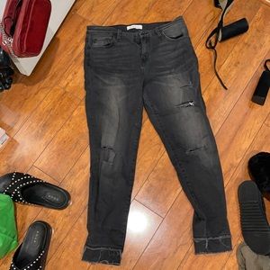 Flying monkey black wash jeans